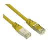 PATCH кабел CAT-5E, SFTP AWG26, 2 м, CCA, ЖЪЛТ