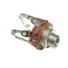 6.3 mm JACK, female ST, panel type, METAL, switched