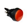 Arcade Game Button Switch M24, OD:44 mm, (ON)-ON, 6A/250VAC, RED