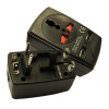 Power Socket Travel Adapter 250V, 10A, US, EU, UK, AU, 2x USB 2.1A, 5VDC
