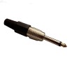 6.3 mm PLUG, male MO, cable type, solid mode, METAL/PVC
