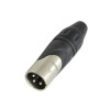 XLR 3P AX3M, male, cable type
