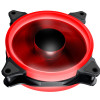 Fan Makki 120x120x25 HB, Red LED Double Ring