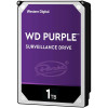 Твърд Диск 3.5“ 1TB WD Purple AV, SATA-3, 5400rpm, 64MB, за видеонаблюдение