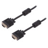 VGA Monitor Cable DB15 HD male, DB15 HD male, coaxial, 1.8 m