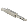 6.3 mm PLUG, male ST, cable type, JC, METAL