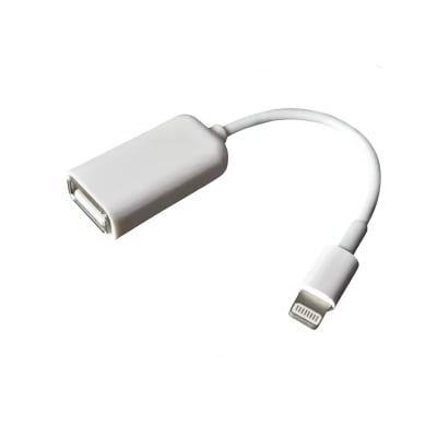 Кабел USB 2.0 OTG Lightning--A, 0.15m