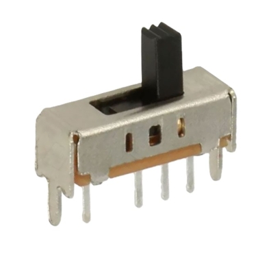 Превключветел плъзгащ 12.7x4.5x4.7 мм, 4P ON-ON-ON, 0.3A/50VDC