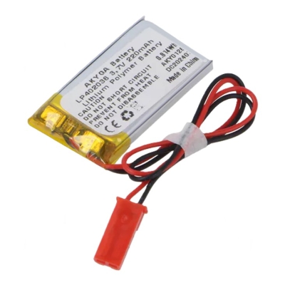 Батерия 3.7V, 220 mAh, Li-Po, (4x20x36 мм)