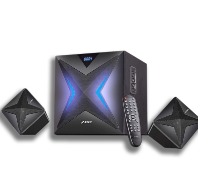 Тонколони 2.1: FENDA F&D F550X Bluetooth, FM, USB, LED, 56W