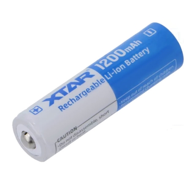 Батерия XTAR AA 3.7V, 1200 mAh (защита), Li-ION, 14500, 2.8A