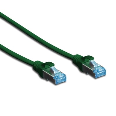 PATCH кабел CAT-5E, U/UTP, CCA, 1 м, ЗЕЛЕН