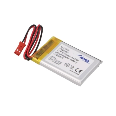 Батерия 3.7V, 1200 mAh, Li-Po, (6x34x50 мм)