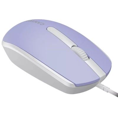 Мишка с кабел CANYON M-10 Mountain Lavender, CNE-CMS10ML