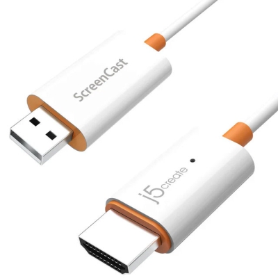 j5create ScreenCast Wireless Display Adapter JVAW56, HDMI 1080p