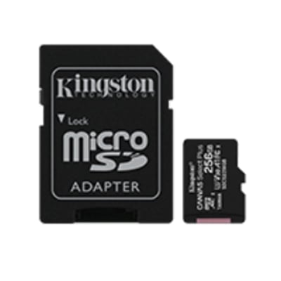 256GB MicroSD-XC KINGSTON Canvas Select Plus, C10, 100MB/s