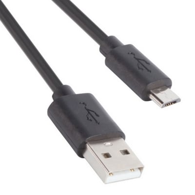 Кабел USB 2.0 Cable A, MicroB M-M  0.5m