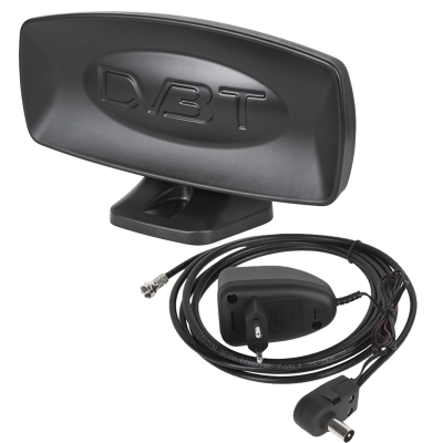 Антена вътрешна за цифрова ефирна телевизия DVB-T/T2, FM, 32dB