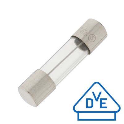 Предпазител стъклен, бърз 5х20 мм, 1.6A, VDE
