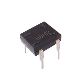 Мостов изправител DB107, 1A/1000V, DB-1