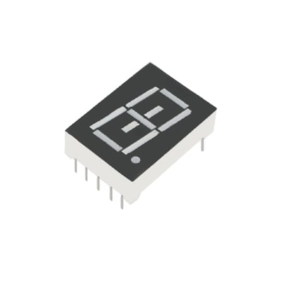 Цифров индикатор единичен S503GWB, общ анод, ЧЕРВЕН