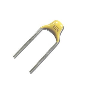 Кондензатор керамичен 100nF/50V, Y5V 20%, 2.54 мм