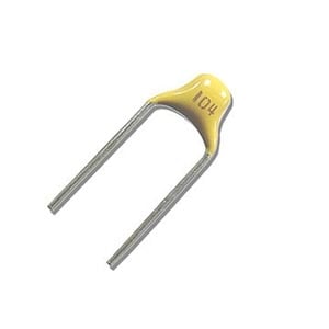Кондензатор керамичен 100nF/50V, X7R 10%, 5.08 мм