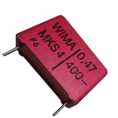 Кондензатор полиестер 470nF/400V, MKS4, 10%, 15 мм