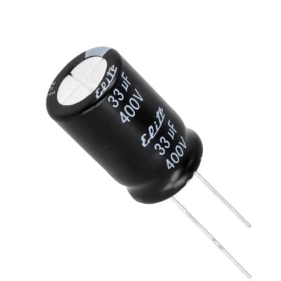 Кондензатор 33uF/400V, 105C, PF (16х25 мм)