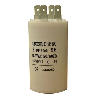 Кондензатор работен 1uF/450V, CBB60A, 5%