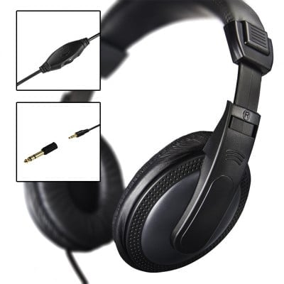 Слушалки Hama TV Stereo Phones, Black, 6m Cable /184013