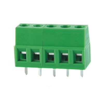 Клема за платка 2P, 5 мм, Н14, 16А/300V, 2.5 мм2, повдигане
