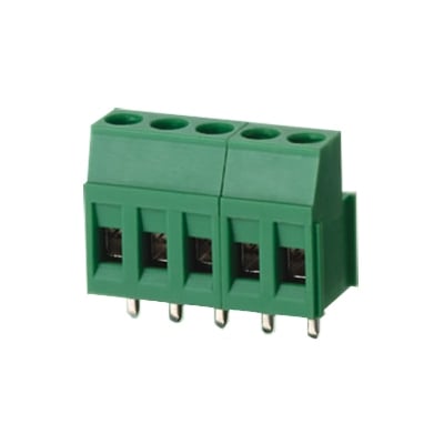 Клема за платка 2P, 5.0 мм, 24А/250V, 4 мм2, повдигане