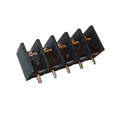 Клема за платка 4P, 10 мм, 20А/300V, 3.3 мм2, преградна