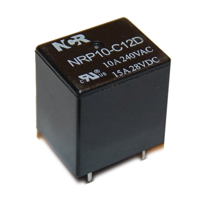 Реле GJ-1C-24L (NRP10), 24VDC, 12A/277VAC, 15A/30VDC, SPDT