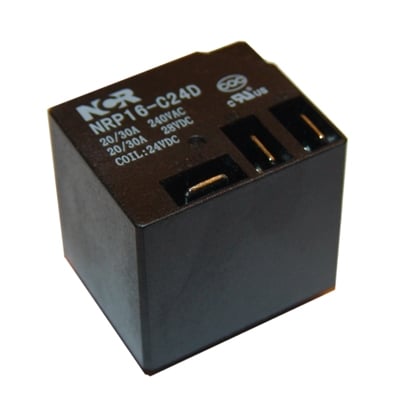 Реле NRP16, 24VDC, 20A/240VAC, 20A/28VDC, SPDT
