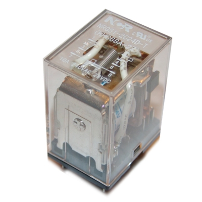 Реле NRG51 (LY2), 24VDC, 10A/240VAC, 10A/28VDC, DPDT