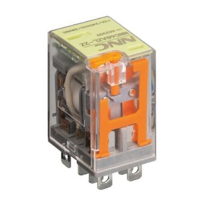 Реле NNC68AZL-2Z-24, 24VDC, 12A/240VAC, 12A/28VDC, DPDT