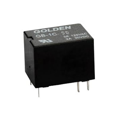 Реле GB-1C-5D (NRP02), 5VDC, 3A/125VAC, 2A/30VDC, SPDT