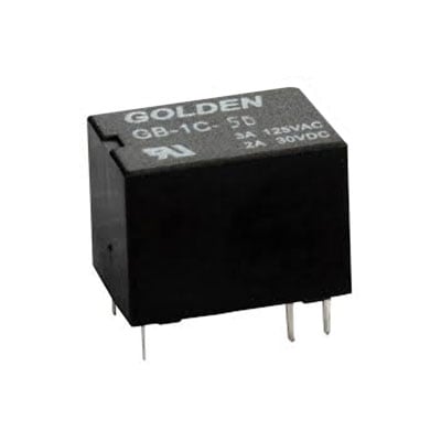 Реле GB-1C-12L (NRP02), 12VDC, 3A/125VAC, 2A/30VDC, SPDT