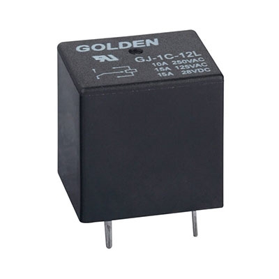 Реле GJ-1C-12L (NRP10), 12VDC, 12A/277VAC, 15A/30VDC, SPDT