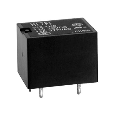 Реле HF7FF/024-1ZTSF, 24VDC, 12A/277VAC, 12A/28VDC, SPDT