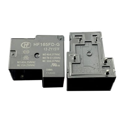 Реле HF165FD/12-ZY1STF, 12VDC, 30A/277VAC, SPST