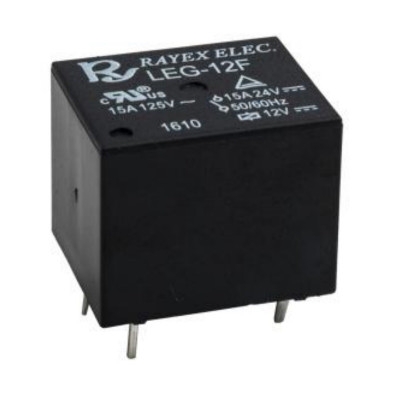 Реле LEG-12F, 12VDC, 15A/240VAC, 15A/24VDC, SPDT
