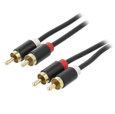Кабел 2x RCA мъжки, 2x RCA мъжки VENTION, Cu, 1.5 м