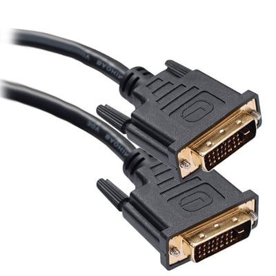 Кабел DVI-D (24+1) мъжки, DVI-D (24+1) мъжки, Dual-Link, 1.8 м