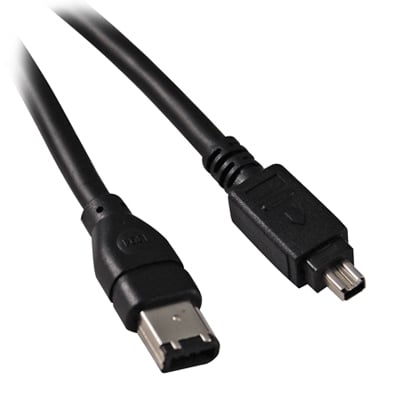Кабел IEEE-1394, 4P мъжки, 6P мъжки, 1.8 м