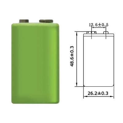 Батерия E 9V, 250 mAh, Ni-MH