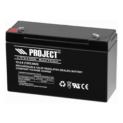 Акумулатор необслужваем, 12V/2.8Ah