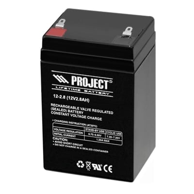 Акумулатор необслужваем, 12V/2.8Ah